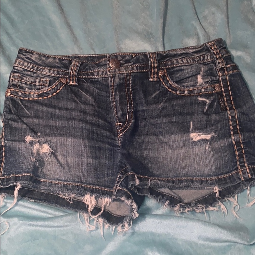 Silver shorts